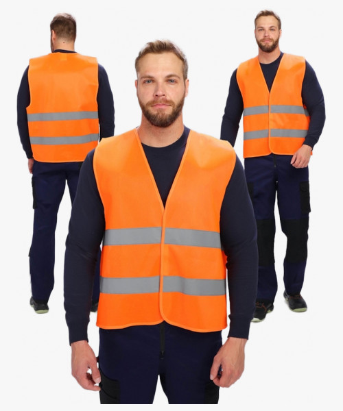 Жилет сигнальный ProfLineBase (тк.Полиэфир,100), оранжевый