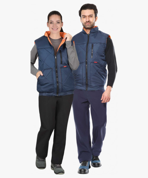 Жилет СИРИУС-ЕВРОПА утепленный тёмно-синий