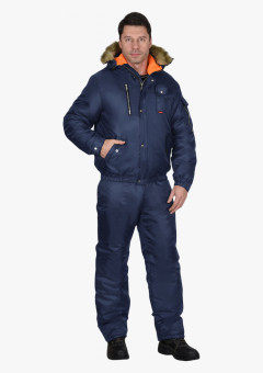 Куртка СИРИУС-АЛЯСКА мужская укороченная темно-синяя