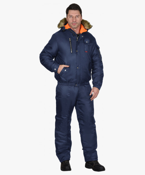 Куртка СИРИУС-АЛЯСКА мужская укороченная темно-синяя