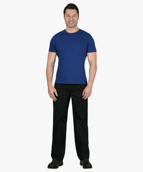 Футболка синяя 160г/м2