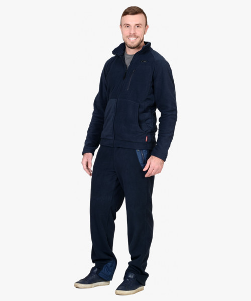 Куртка флисовая СИРИУС-АКТИВ синяя отделка синяя