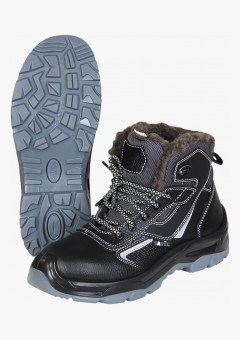 Ботинки SAVЁL-ДЖЕТ-ЗИМА кожа, шерстин, ПУ-ТПУ