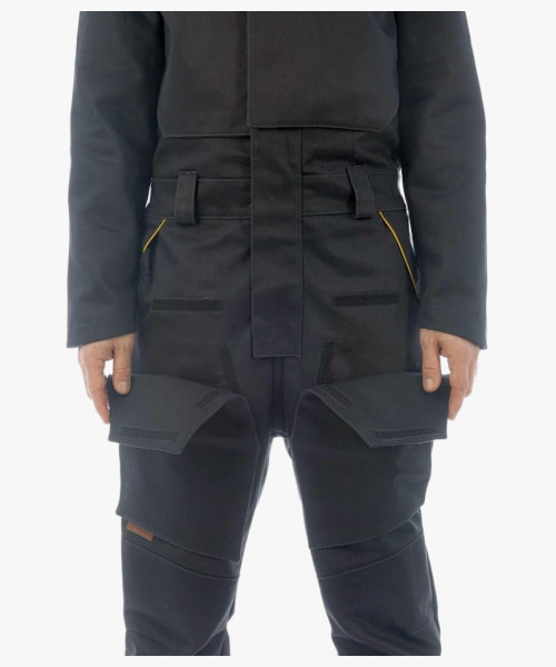 Комбинезон сварщика 2 класса Brodeks FS58-02, цвет чёрный