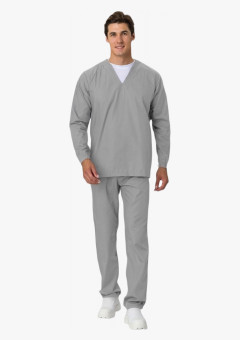 Костюм мужской ХАССП-База (тк.ТиСи,120), серый