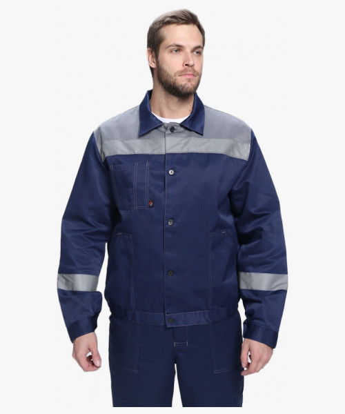 Костюм Лигор-2 СОП (тк.Смесовая,210) п/к, т.синий/серый