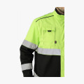 Куртка дорожник сигнальный (тк.Балтекс,210), лимонный/черный