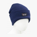 Шапка трикотажная двойная утепленная Север, темно-синий