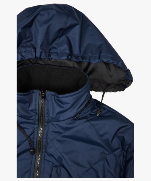 Куртка демисезонная Бомбер-Люкс (тк.Дюспо), т.синий