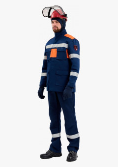 Костюм летний Энергия-Б (35,2 кал.), т.синий/оранжевый