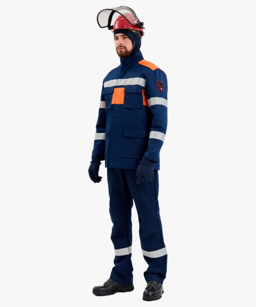 Костюм летний Энергия-Б (35,2 кал.), т.синий/оранжевый