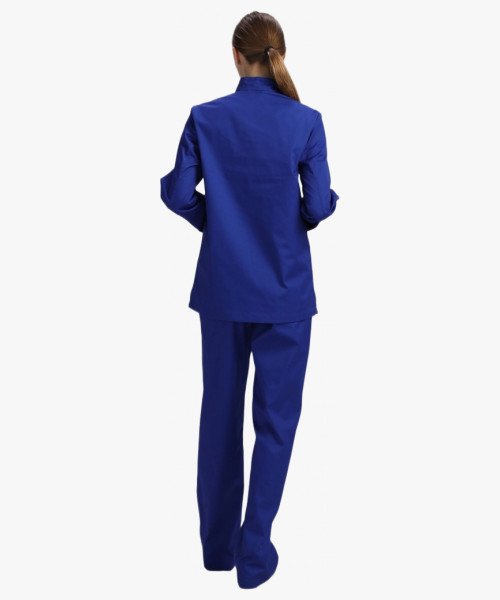 Костюм женский ХАССП-Стандарт NEW (тк.Смесовая,160), васильковый