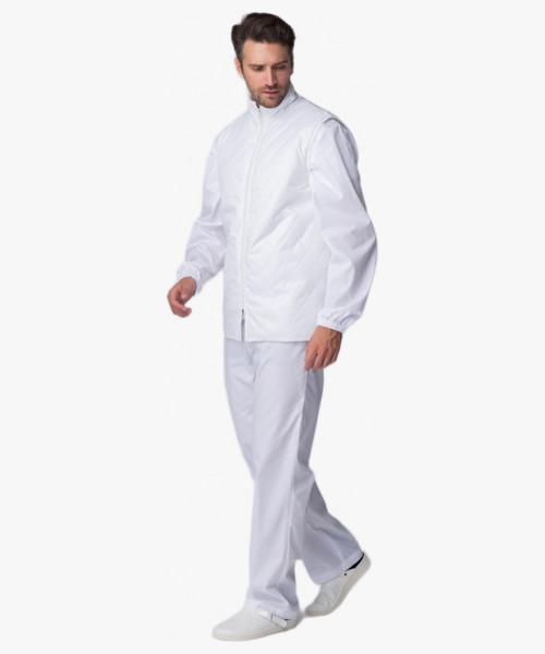 Жилет утепленный Хаспфуд (тк.Дюспо,80), белый