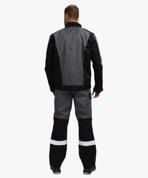 Костюм Сервис NEW (тк.Смесовая,240) п/к, серый/черный