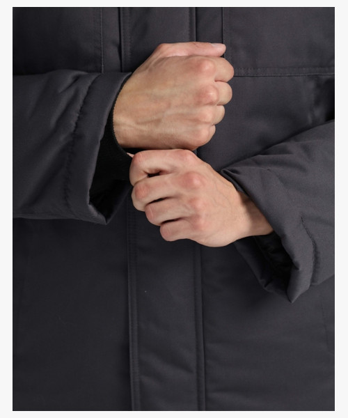 Костюм зимний Ховард (тк.OxLine) п/к, т.серый/черный/лимонный