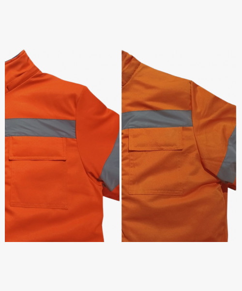 Костюм зимний для дорожника Ультра (тк.Смесовая,210) п/к, оранжевый/т.синий