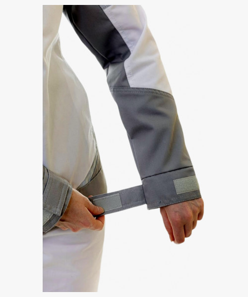 Куртка рабочая женская Brodeks KS228, цвет белый, серый