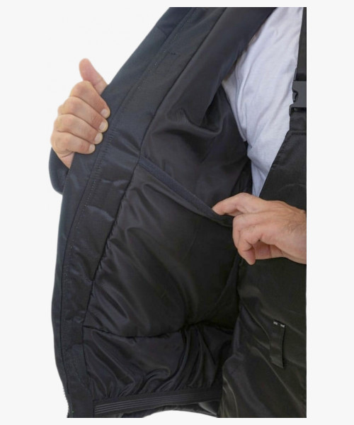 Куртка сигнальная зимняя Brodeks KW216, цвет жёлтый, чёрный