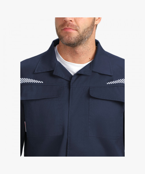 Халат ProfLineSpecialist (тк. Смесовая, 240), т.синий