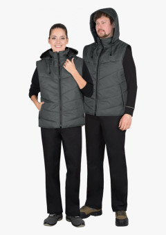 Жилет СИРИУС-ИМИДЖ тёмно-серый