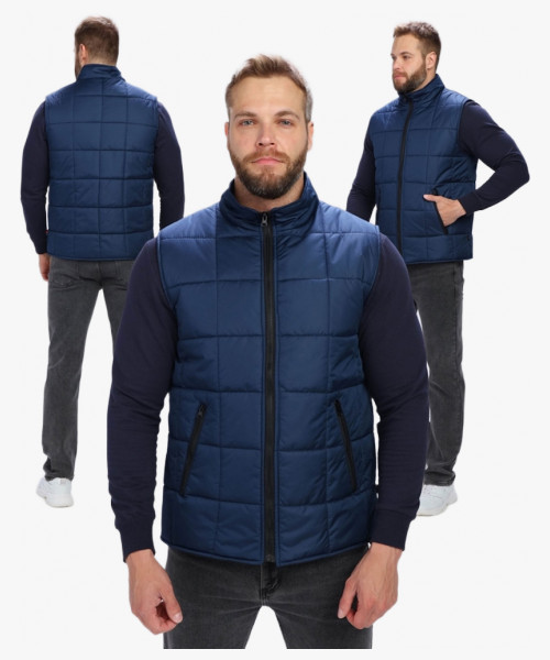 Жилет утепленный Офис (Дюспо), темно-синий