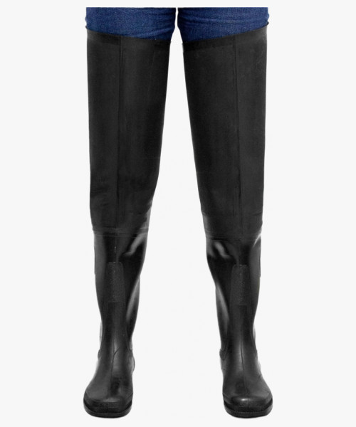 Сапоги мужские Рыбацкие резиновые, черный