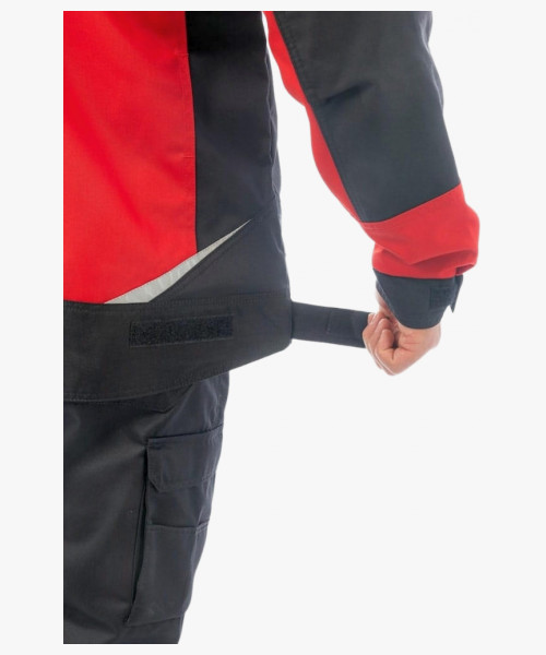 Куртка летняя мужская Brodeks KS202, цвет красный, чёрный