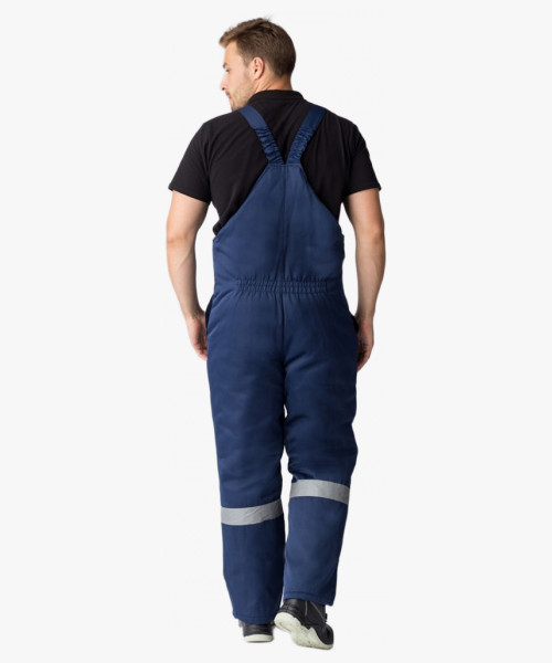 Костюм зимний Труженик-Ультра-2 (тк.Смесовая,210) п/к, т.синий/васильковый