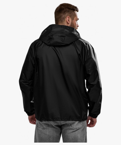 Куртка-дождевик Лидер (Таффета/Оксфорд, 240), черный