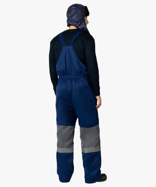 Костюм зимний Нордхард-2 СОП (тк.Смесовая,250) п/к, т.синий/серый