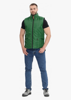 Жилет утепленный Универсальный (тк.Оксфорд), т.зеленый