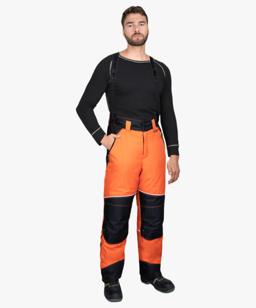 Костюм СИРИУС-АРКТИКА зимний, куртка дл., брюки, кирпичный с чёрным