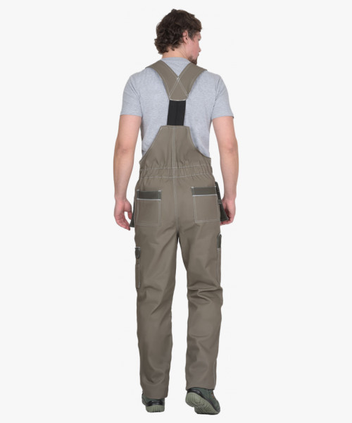 Полукомбинезон СИРИУС-ТОКИО т. песочный с хаки 100%х/б пл. 265 г/кв.м