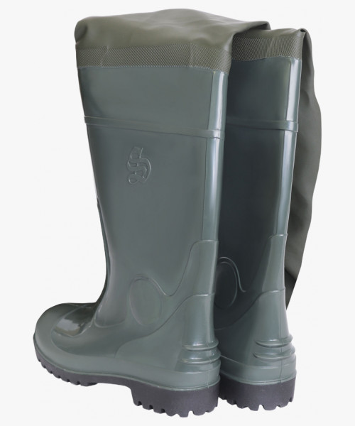 Полукомбинезон ПВХ рыбацкий с сапогами