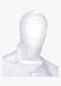 Подшлемник закрытое лицо (тк.Кулирка/лайкра), белый