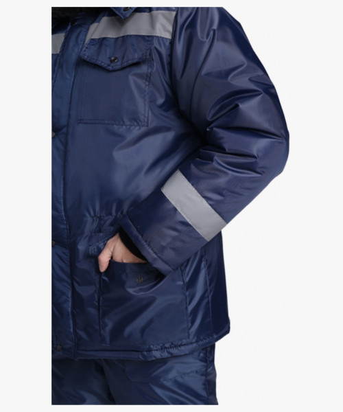 Костюм зимний Мастер Д (тк.Оксфорд) п/к, т.синий