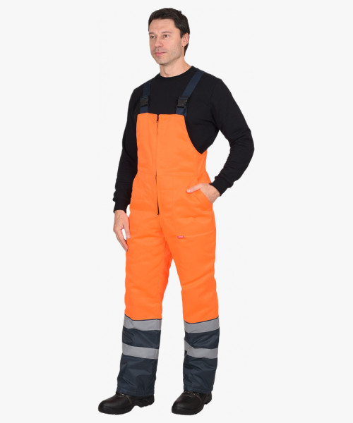 Костюм СИРИУС-МАГИСТРАЛЬ-3-РОСС куртка, п/к, синий с оранжевым и СОП