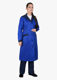 Халат женский СИРИУС-ТЕХНОЛОГ тёмно-синий