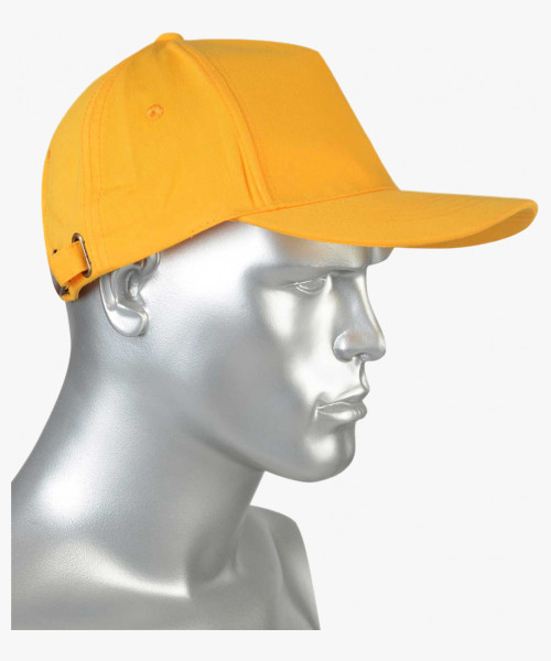 Кепка-бейсболка желтая (пакет по 50 шт.,в упаковке 200 шт.)