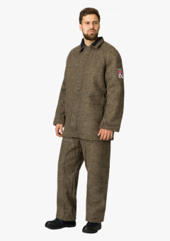 Костюм суконный ОП (тк.Сукно,680), коричневый