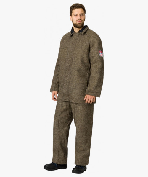 Костюм суконный ОП (тк.Сукно,680), коричневый