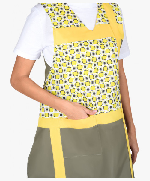 Комплект СИРИУС-ГАЛАТЕЯ женский оливковый с желтым