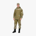 Костюм СИРИУС-ГОРКА куртка, брюки, помочи (полотно палаточное), хаки, отделка КМФ Мультикам
