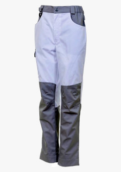 Брюки рабочие женские Brodeks KS328, цвет белый, серый