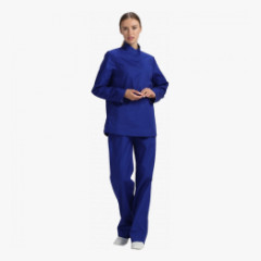 Костюм женский ХАССП-Стандарт NEW (тк.Смесовая,160), васильковый