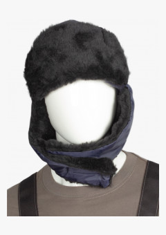 Шапка Евро Ушанка, т.синий