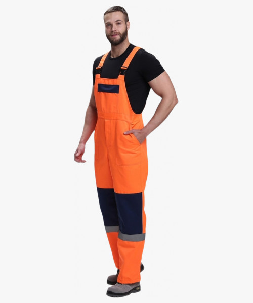 Костюм сигнальный Легион-2 СОП (тк.Смесовая,210) п/к, оранжевый/т.синий