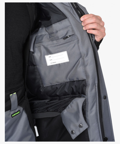 Костюм СИРИУС-АРКТИКА зимний, куртка дл., брюки, средне-серый с черным