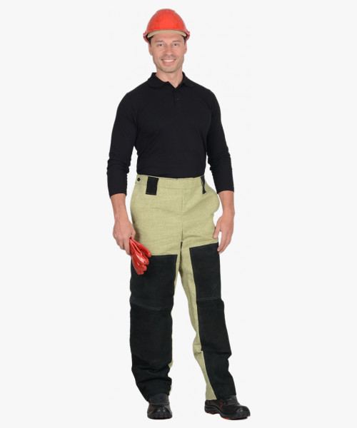 Костюм сварщика: куртка, брюки брезентовый со спилком (2,7 кв.м) тип Б