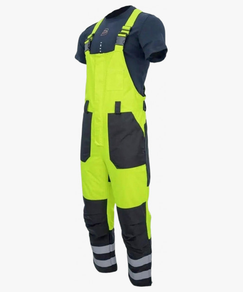 Полукомбинезон зимний мультизащитный Brodeks MW48-83В, цвет жёлтый, чёрный